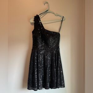 Blondie Nites Black Mini Dress